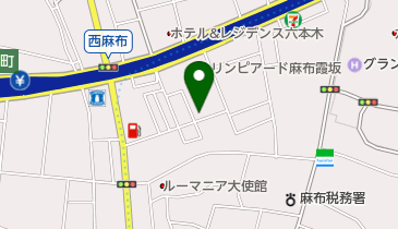 麻布みこころ幼稚園の地図画像