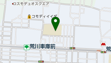 荒川区立尾久第二幼稚園の地図画像