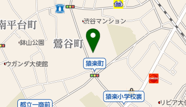 鴬谷さくら幼稚園の地図画像