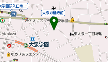 大泉幼稚園の地図画像