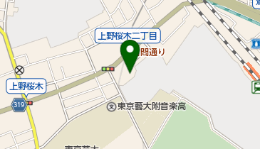 寛永寺幼稚園の地図画像