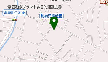 狛江こだま幼稚園の地図画像