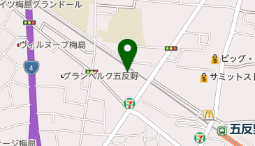 城北幼稚園の地図画像