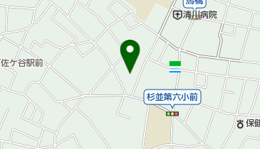 杉並幼稚園の地図画像