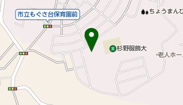 杉野幼稚園の地図画像