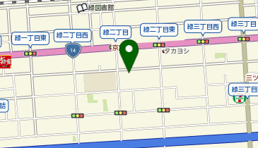 墨田区立緑幼稚園の地図画像