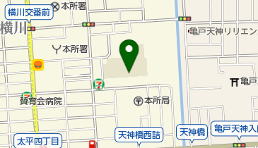 墨田区立柳島幼稚園の地図画像