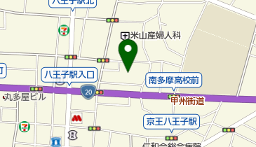 八王子幼稚園の地図画像