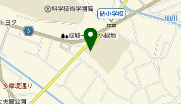 世田谷区立砧幼稚園の地図画像