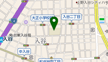 台東区立大正幼稚園の地図画像