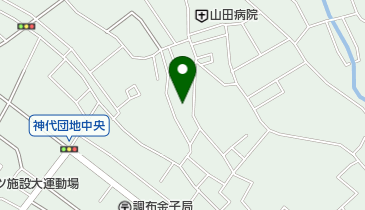 調布たちばな幼稚園の地図画像