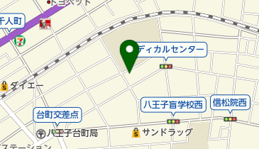 なかよし幼稚園の地図画像