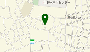 野方学院幼稚園の地図画像