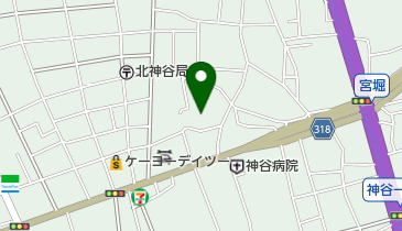 富士見幼稚園の地図画像