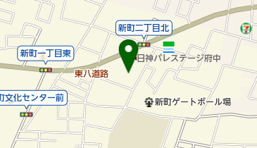 府中新町幼稚園の地図画像