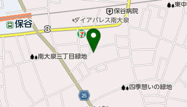 ほうや幼稚園の地図画像