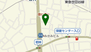 世田谷若葉幼稚園の地図画像