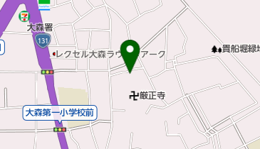和敬幼稚園の地図画像