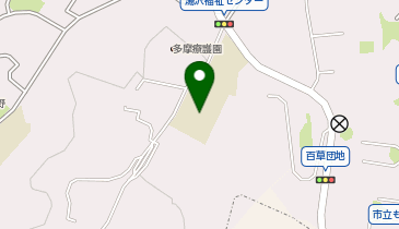 東京都立七生特別支援学校の地図画像