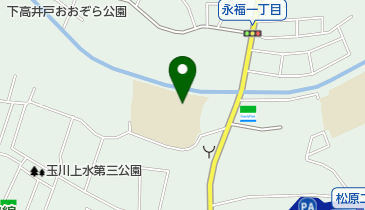 東京都立中央ろう学校の地図画像