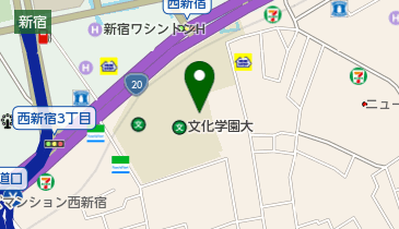 文化外国語専門学校の地図画像