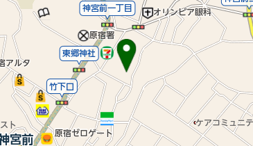 ベルエポック美容専門学校第一校舎の地図画像
