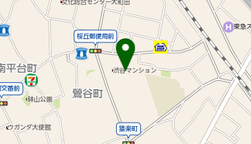 青山製図専門学校5号館の地図画像