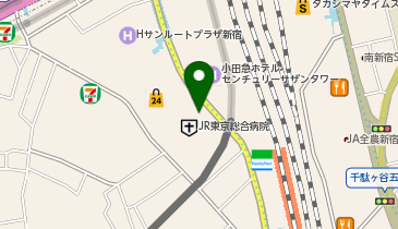 JR東京総合病院高等看護学園の地図画像