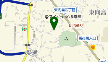 墨田区立花園保育園の地図画像