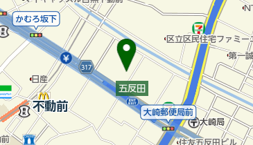 西五反田保育園の地図画像