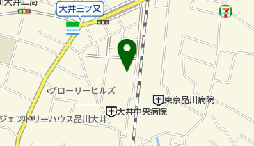 大井倉田保育園の地図画像