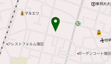 本蒲田保育園の地図画像