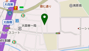 美原保育園の地図画像