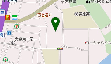 大森東一丁目保育園の地図画像