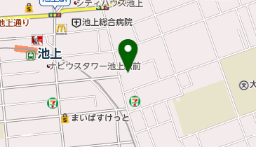 池上第三保育園の地図画像
