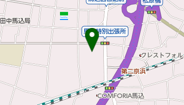 馬込保育園の地図画像