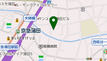 東蒲田保育園の地図画像