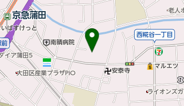 第二蒲田保育園の地図画像