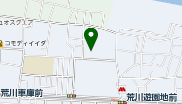 荒川区立上尾久保育園の地図画像
