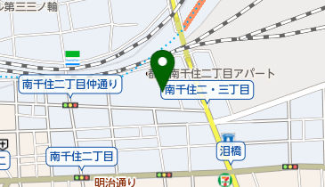 第二南千住保育園の地図画像