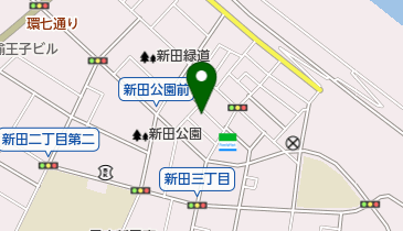 新田わかば保育園の地図画像