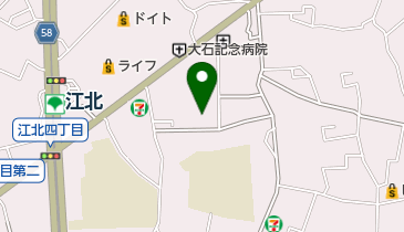 足立区立興本保育園の地図画像
