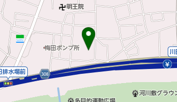 梅田保育園の地図画像