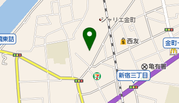 新宿保育園の地図画像