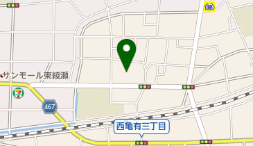 砂原保育園の地図画像