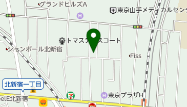 百人町保育園の地図画像