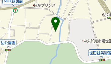 南大蔵保育園の地図画像