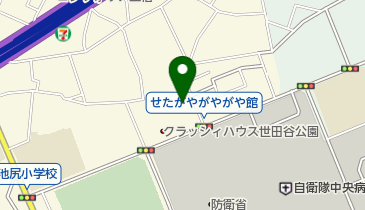 世田谷区立池尻保育園の地図画像