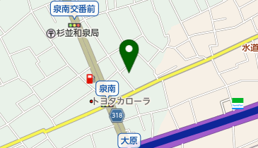 方南隣保館保育園の地図画像