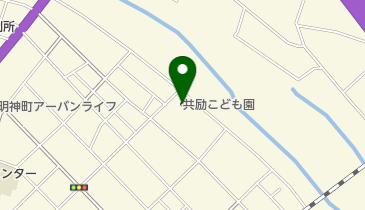 共励こども園の地図画像